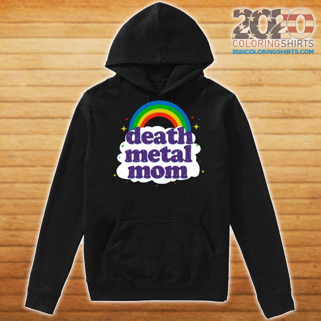 Download Official Death Metal Mom Retro Rainbow Shirt - 2020 Coloring Shirts