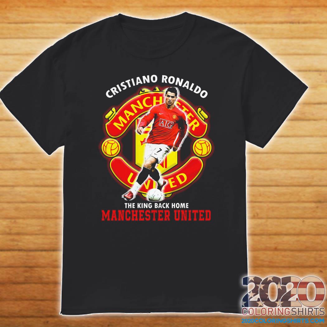 Cristiano Ronaldo the king back home Manchester United shirt