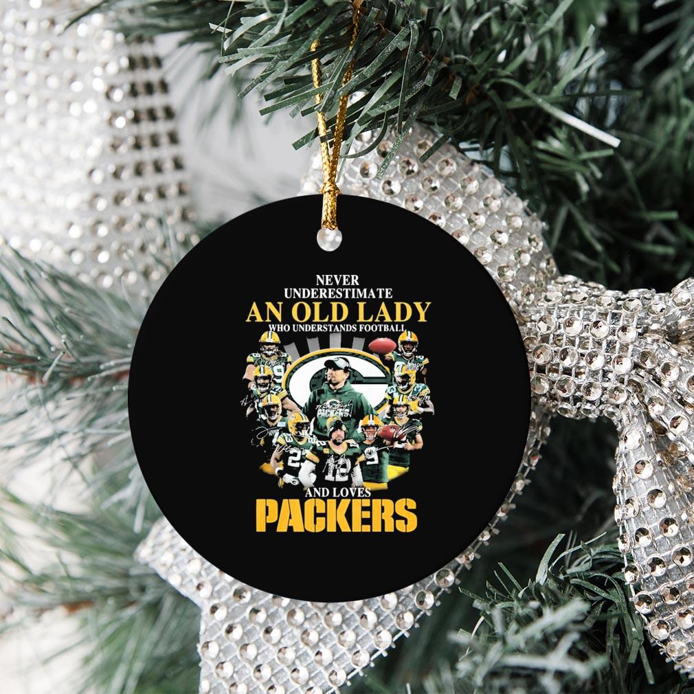 Old World Christmas Green Bay Packers Football Ornament For Christmas Tree