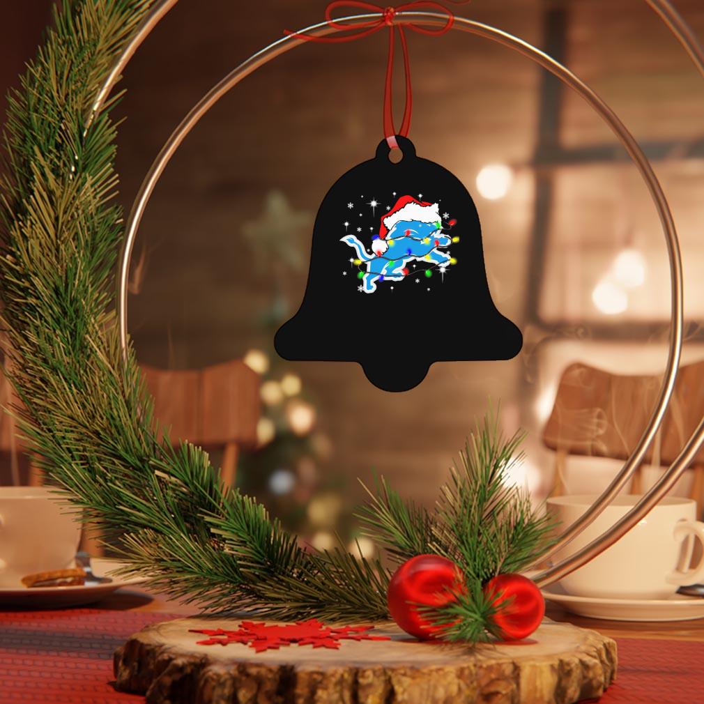 Detroit Lions Santa Hat Christmas Light Ornament Christmas - 2020  Coloringshirts News