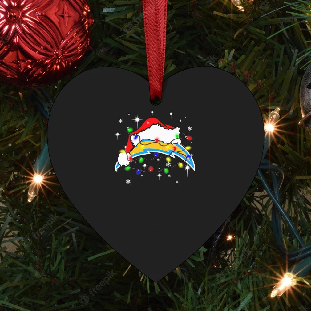 Los Angeles Chargers Santa Hat Christmas Light Ornament Christmas - 2020  Coloringshirts News