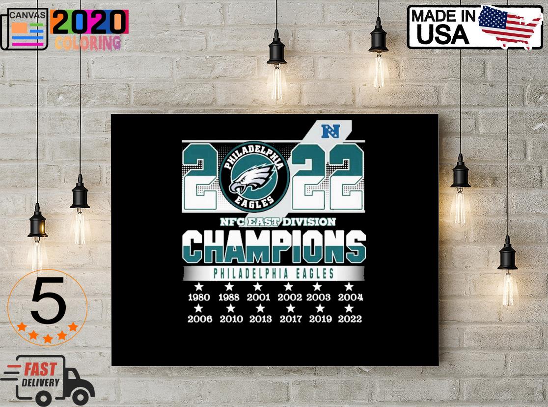 Nfc East Division Champions Philadelphia Eagles 1980-2022 Shirt, hoodie,  sweater, long sleeve and tank top