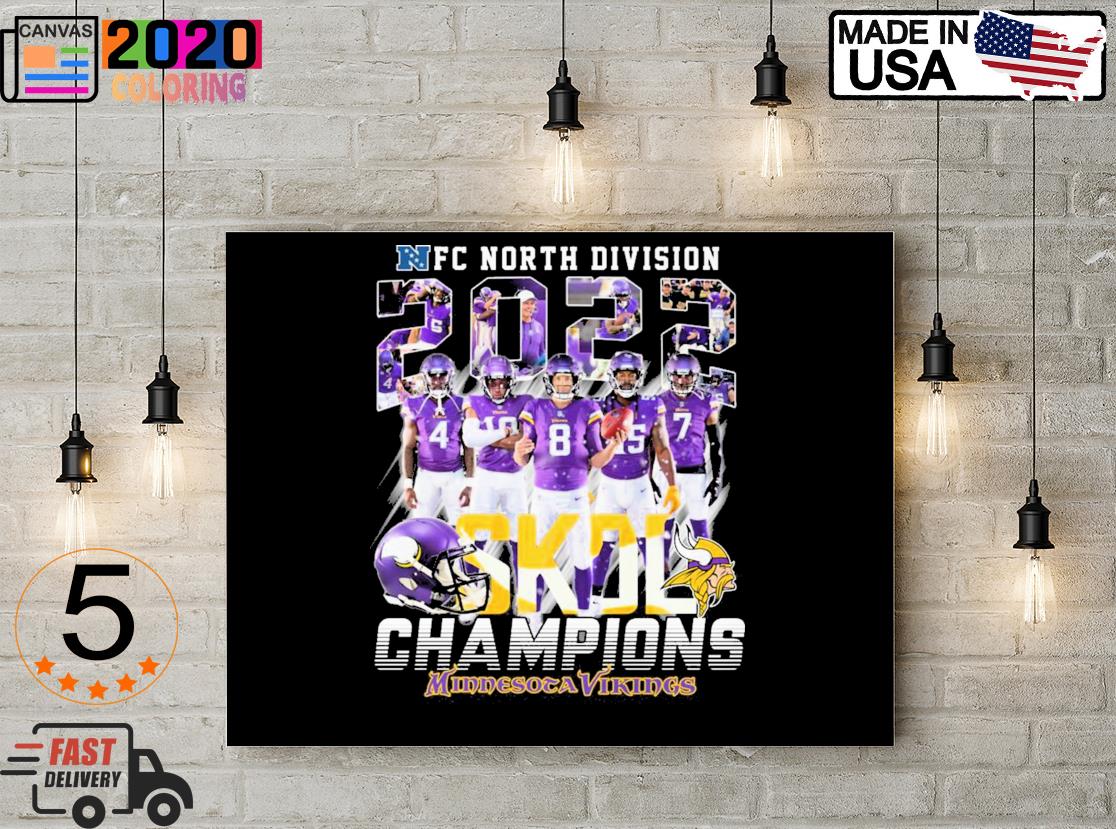 Go Vikings 2022 NFC North Division Champions Minnesota Vikings team  football shirt, hoodie, sweater, long sleeve and tank top