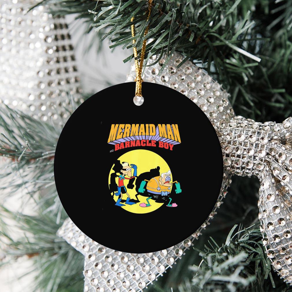 Nickelodeon Spongebob Mermaid Man Batman Comics Inspired Ornamen Christmas