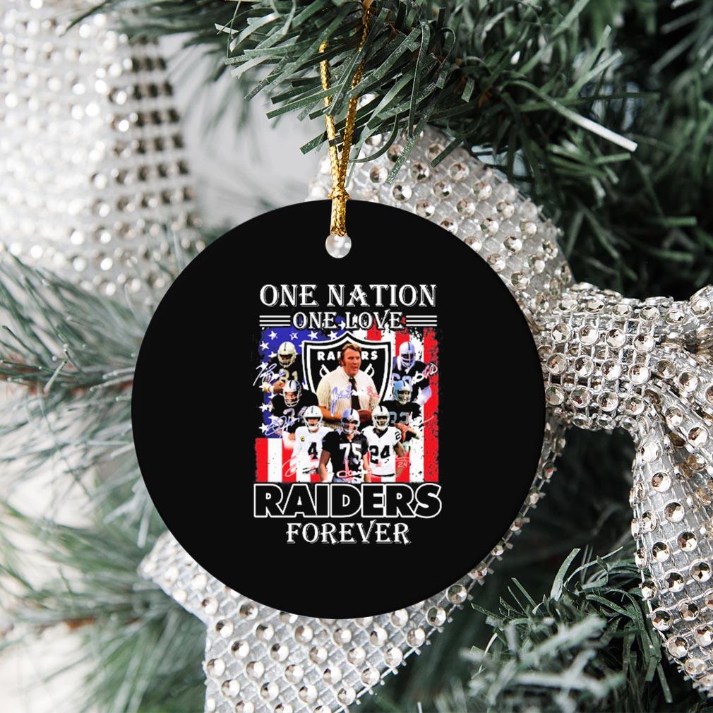 One Nation One Love Raiders Forever Ornament Christmas
