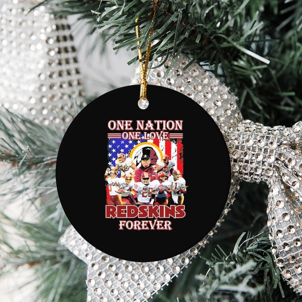 One Nation One Love Redskins Forever Ornament Christmas