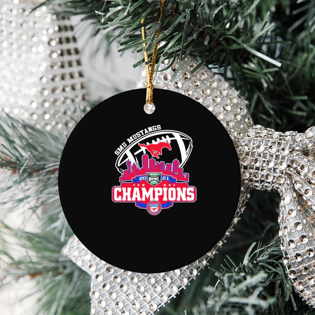 Smu Mustangs City Bowl Champions Ornament Christmas